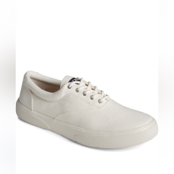 SPERRY Top-Sider Halyard Plushstep CVO Sneaker Men’s ✨ Bone White Size 10.5 - Picture 5 of 11